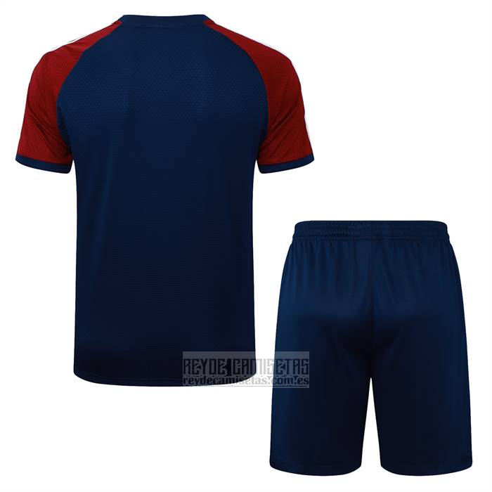 Chandal del Arsenal Manga Corta 2025-2026 Azul Rojo - Pantalon Corto